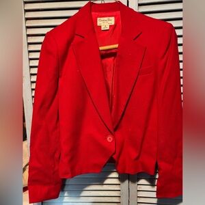 Dior Vibrant Red Vintage Blazer🔥